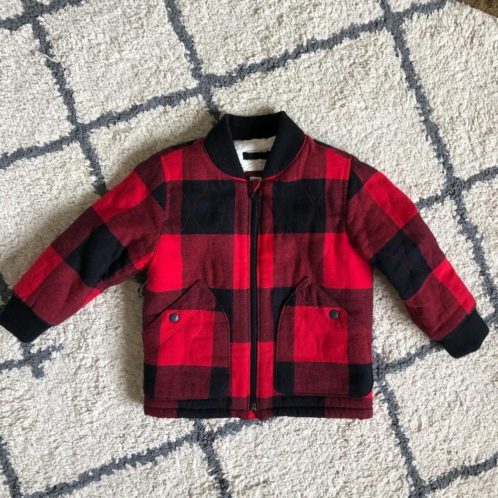 Baby GAP Sherpa lined jacket